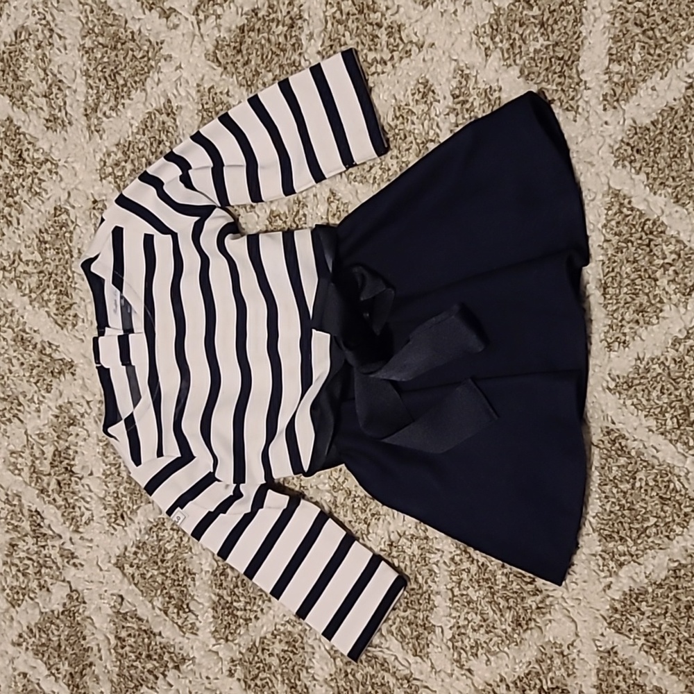 2 for $35 - Ralph Lauren Girls 3m Blue Long Sleeve Dress